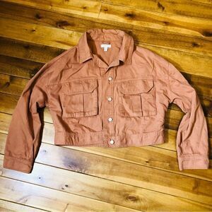 TopShop denim cropped jacket